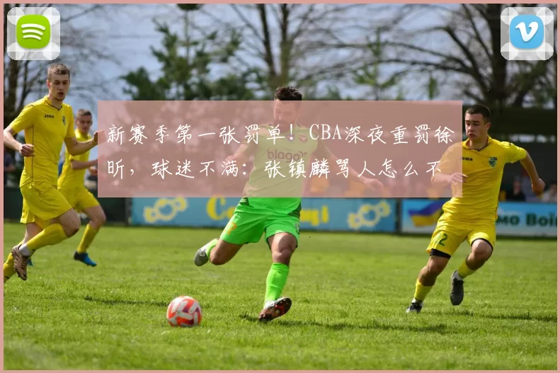 新赛季第一张罚单！CBA深夜重罚徐昕，球迷不满：张镇麟骂人怎么不管？＂