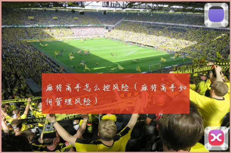 麻将高手怎么控风险（麻将高手如何管理风险）